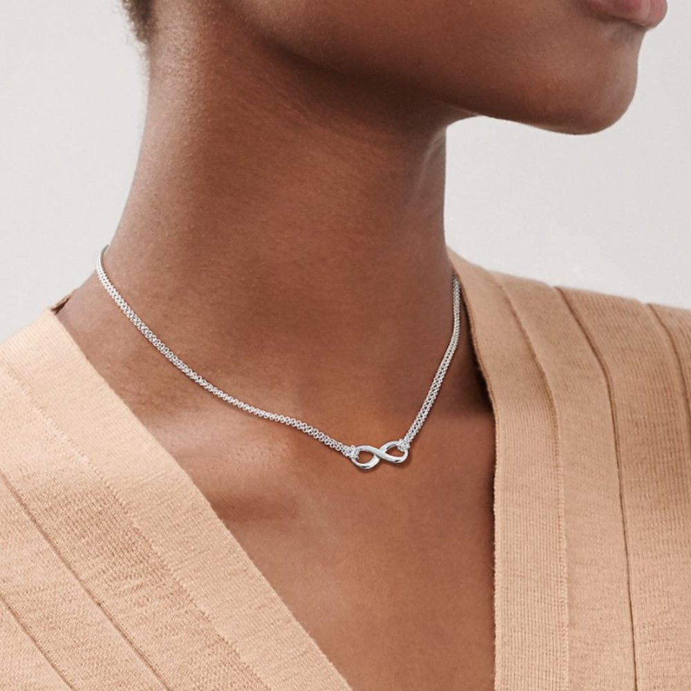 Tiffany Infinity Pendant Sterling Silver